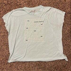 Under Armour Light BlueGraphic Relaxed Short Sleeve Tee